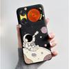 Custodia per Telefono Per ZTE Nubia Music 2 Custodia Z2460 Z2353 Estetica Gatto Carino Astronauta Nera Morbida TPU Silicone Copertura Protettiva Integrale