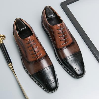 Modemarke Italienischer Stil Herrenschuhe Komfort Gummisohle Schuh Business Büro Männlich Kleid Leder Formelle Schuhe Bankett Schuhwerk