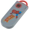 Skater Cutlery Set for Children - Lunch Box Set, Chopsticks, Spoon, Fork, Made In Japan, Slide-Type, Name Sticker Included, Trio Set, Spider-Man Pop