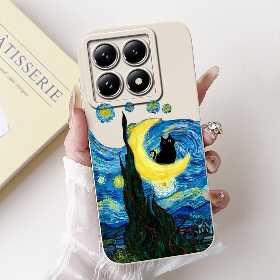 Für Xiaomi Mi 14T Pro Hülle Einzigartige Bonbon-Lackierte Abdeckung Stoßfeste Handyhülle Für Xiaomi 14T Pro Mi14T 5G Weiche Hüllen Hülle Stoßfänger