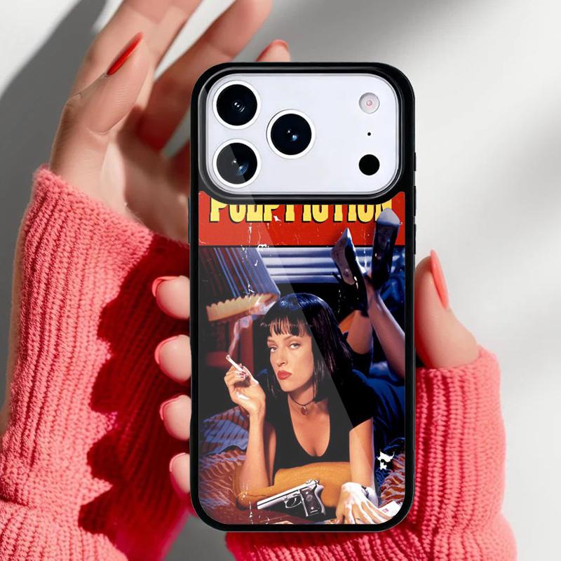 Movie Pulp Fiction Phone Case for iPhone 17 Air 16e 15 14 13 Pro Max Back Cover for 12 11 Pro Coque