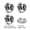 69mm/58mm Car Wheel Hub Cover Tires Center Replace Cap Accessories For Honda civic Laccord fit jazz  CRV pilot odyssey passport