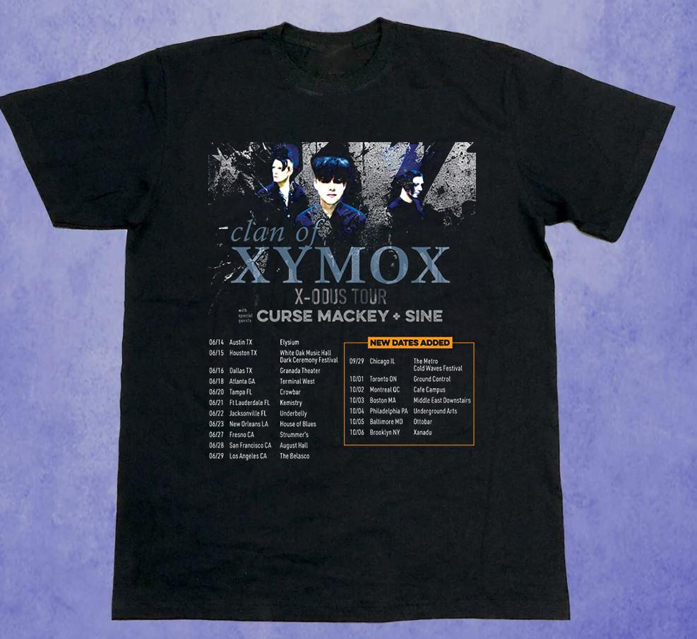 

Clan Of XYMOX Band X-Odus Tour Album T-Shirt Gift For Men Women 2XL