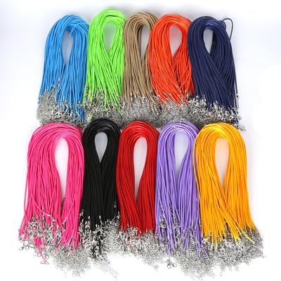 PU lederen koord touw kreeft touw voor DIY kettingen & hanger handgemaakte bedels bevindingen