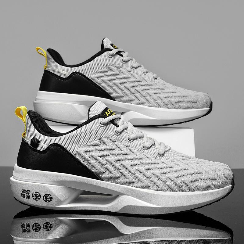 

Кроссовки для бега Marathon Air Cushion для мужчин, дышащие, легкие, женские, удобные, спортивные, нескользящие, с углеродной пластиной 45 серый