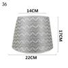 Retro Style Table Lampshades PVC Fabric E27 Floor Lamp Shade Desktop Bedroom Bedside Desktop Home Decor Wall Lamp Cover