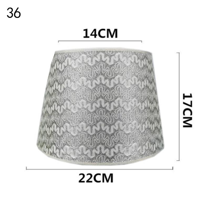Retro Style Table Lampshades PVC Fabric E27 Floor Lamp Shade Desktop Bedroom Bedside Desktop Home Decor Wall Lamp Cover