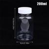 15-500Ml Transparent Plastic Bottle Wide Mouth Medicine Bottle With Screw Lid Seal Vials Liquid Reagent Container Food Grade