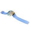 Orologio Digitale Quadrato Colorato con Quadrante a Gradiente e Cinturino Trasparente Opaco Impermeabile per Uso Quotidiano e Sportivo per Studenti
