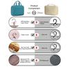 BAGSMART Toiletry Bag with Hanging Makeup Toiletry Bathroom Travel Travel Travel Large Perfect for Business Trips and Travel Size Hook, Pouch, Pouch,