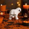 Lustige Geste Geist Dekoration Halloween Figur mit Mittelfinger, Niedliche Statue, Kreative Tischdekorationen Gruselige Harz Humor Schreibtisch für Party Home Office