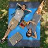 2.1x2m Waterproof Pocket Camping Mat Beach Blanket Folding Camping Mat Mattress Portable Lightweight Mat Outdoor Picnic Mat Sand Beach Mat