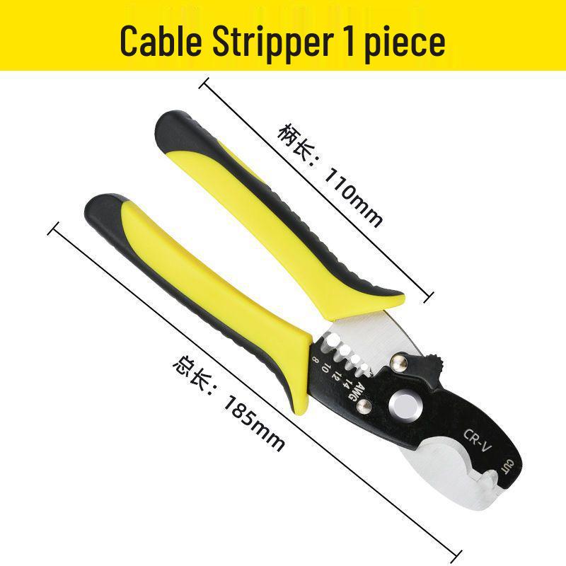 Electrician Wire Strippers & Cutters: Quick Repair Skinning Knife & Pliers Hand Tools