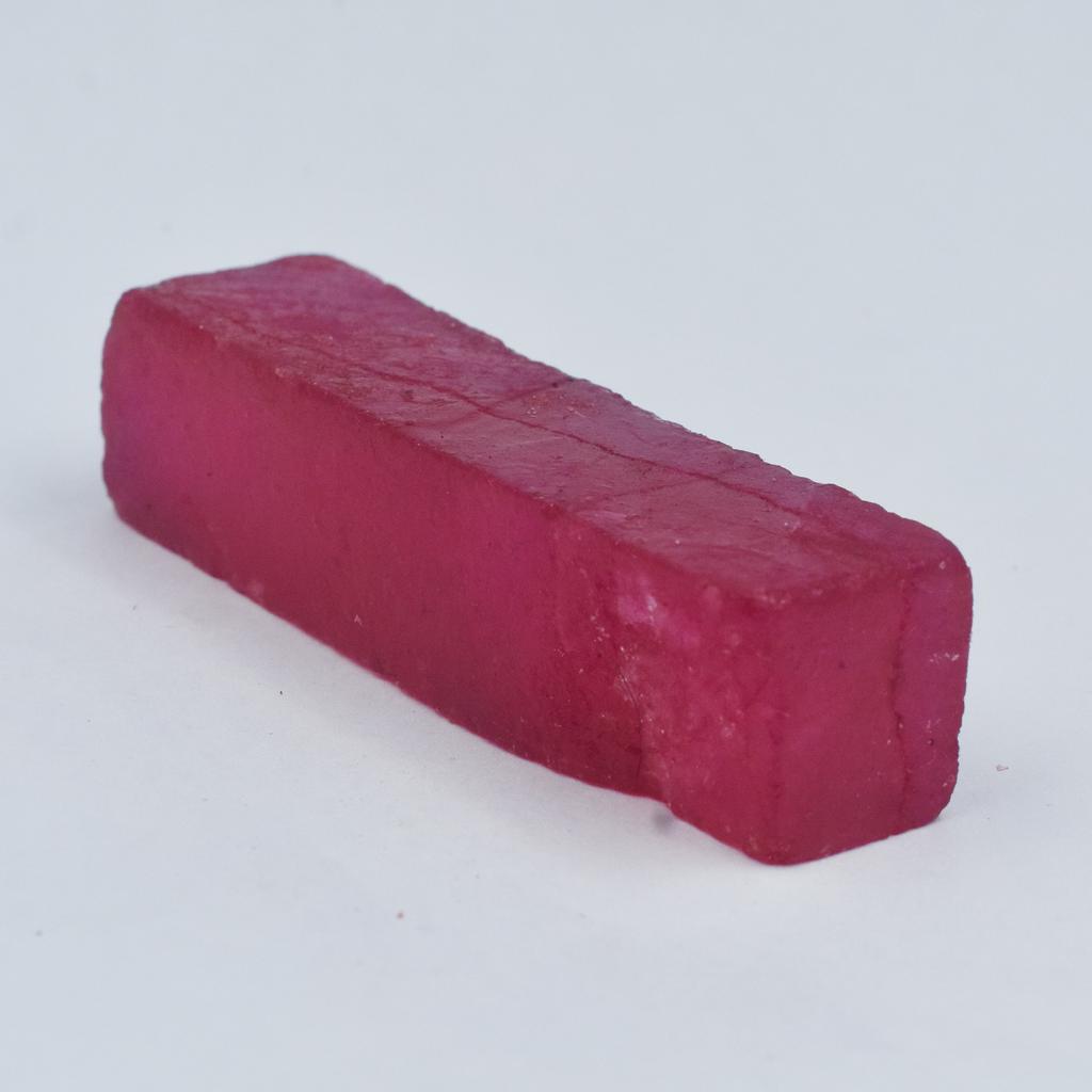 ZERTIFIZIERT 279,40 Karat Roher Ungeschliffener Rubin Roter Rohling Natürlicher Ungeschliffener Roher Loser Edelstein AR-1800