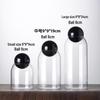 Modern Glass Coffee Bean and Tea Storage Jar with Cork Stopper