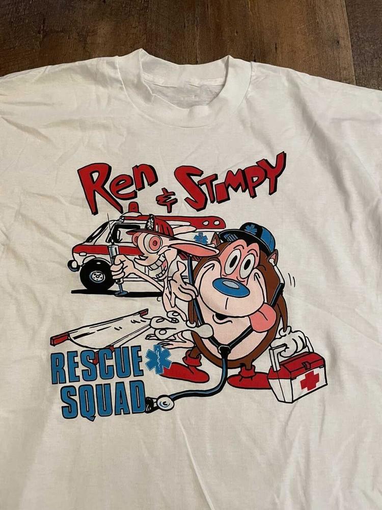 

Ren and Stimpy Rescue Squad TShirt Unisex Size S5XL Unisex T-Shirt L