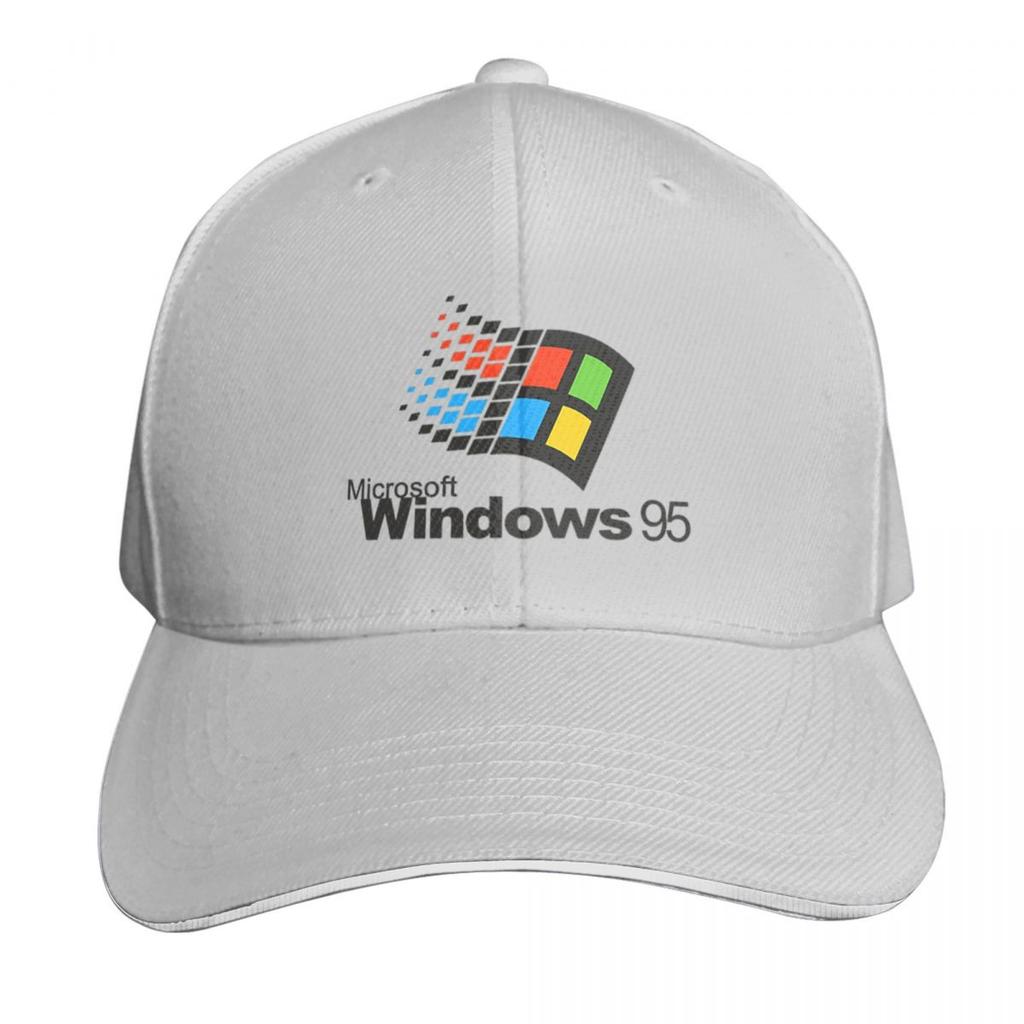 Windows 95 Geeks Nerd Kappe Mode Lässig Baseballkappen Verstellbarer Hut Hip Hop Sommer Unisex Baseballkappen