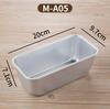 Rectangular Anodized Chiffon - Aluminum Baking Pan for Cakes and Desserts