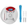 Battery Operated Combination Smokes Carbon Monoxide Alarm Detectors with Large Digital Display for Home Hotel