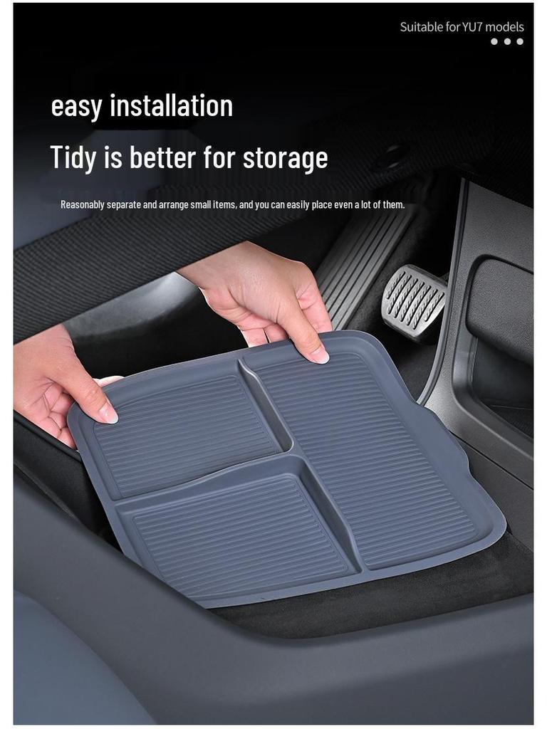 Xiaomi YU7 Car Window Button Frame Protector - Anti-slip Glass Lifter Panel Cover