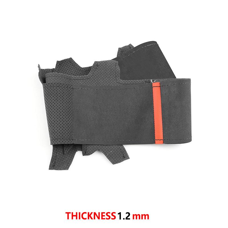 Car Interior Steering Wheel Suede Leather Cover Trim Hand Sewing Trim For Toyota Prius 30 XW30 2009-2015 Prius C US 2012-2017