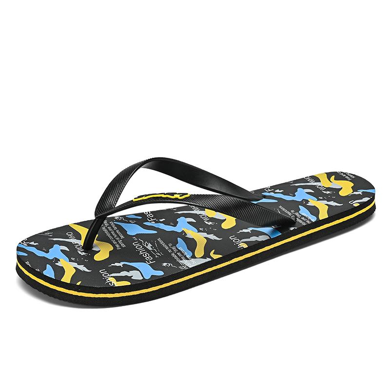 Projektant mody nowe męskie kapcie klapki plażowe sandały Lekkie wygodne antypoślizgowe rodzinna łazienka codzienne buty męskie