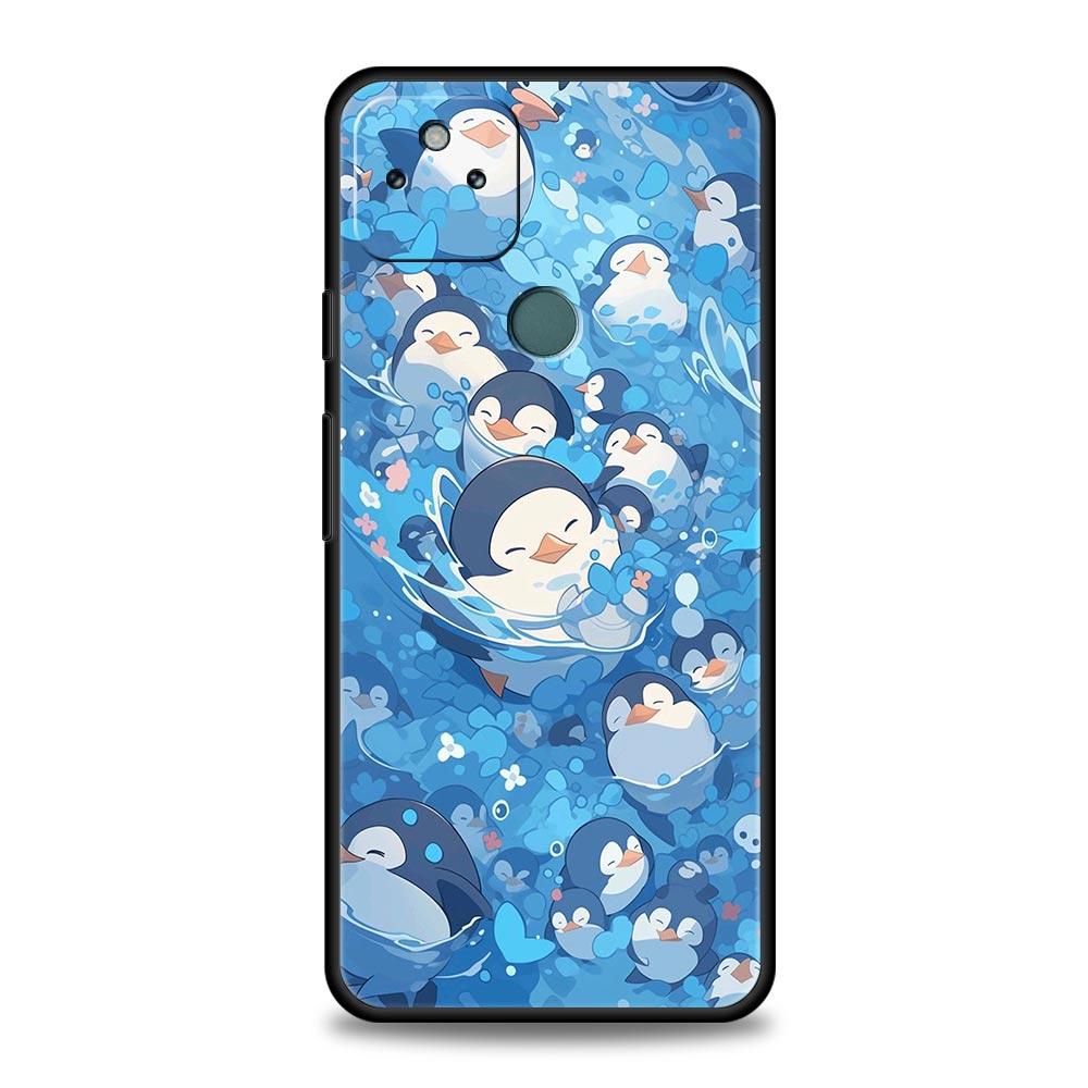 

Роскошный Чехол-Бампер Pudgy Penguins Art для Google Pixel 10 9 8 7 6 9A 8A 7A 6A Pro Ударопрочный Мягкий ТПУ 9 Pro XL Чехол Capas Pixel 7 Pro