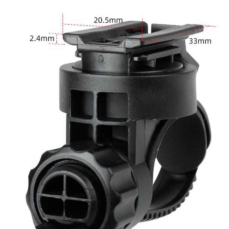 Bicycle Front Light Flashlight Holder Adapter Computer Mount Bracket For Road