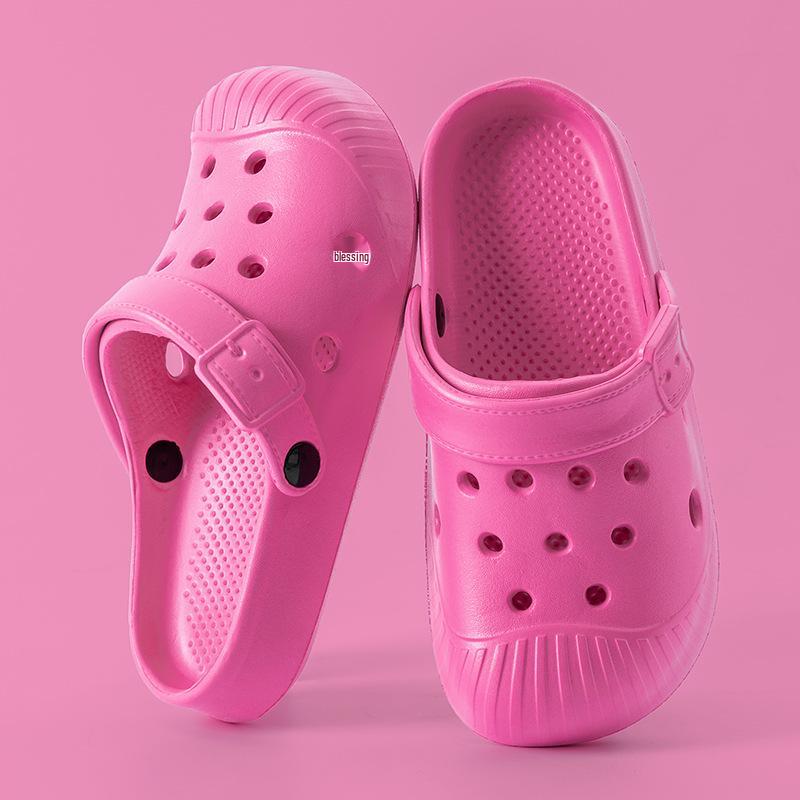 Dámské plážové sandály s tlustou podrážkou z EVA, s protiskluzovým povrchem a embosovanou texturou