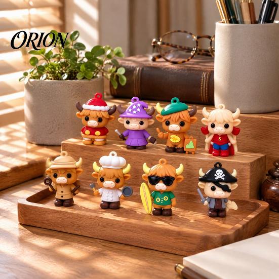 Holiday Countdown Surprise 24 Days 3D Highland Cow Advent Calendar 2026, Christmas Cute Farm Animal Gift for Parent Child Interaction Calendar,