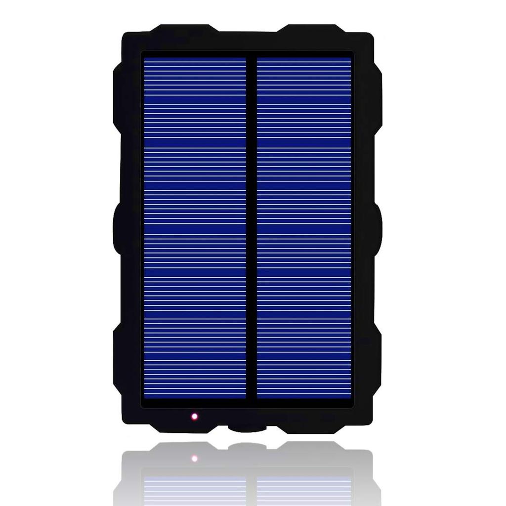 Solar Charging Panel for Security Cameras and Trail Compatible with and Outdoor Waterproof and IP53 Compliant Z1-SolarPanel Cameras, DVR-Z1 DVR-Z3
