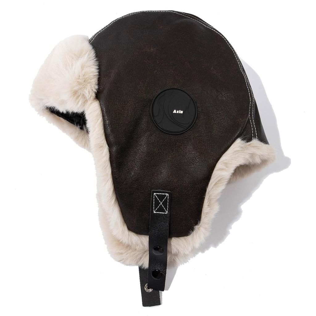 Clape Flight Cold Weather Pilot Cap with Ear Warm and Perfect for Outdoor Fall and and Hiking Cap, Thick, Waterproof, Flaps, Fluffy, Activities,