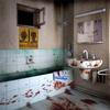 Halloween Toilet Decal Door Horror Stickers Create a Haunted House and Performances Prop with Quality Materials