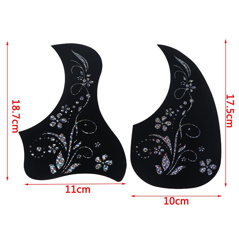 1Pc Professional Folk Acoustic Guitar Pickguard Self-Adhesive Pick Guard Sticker