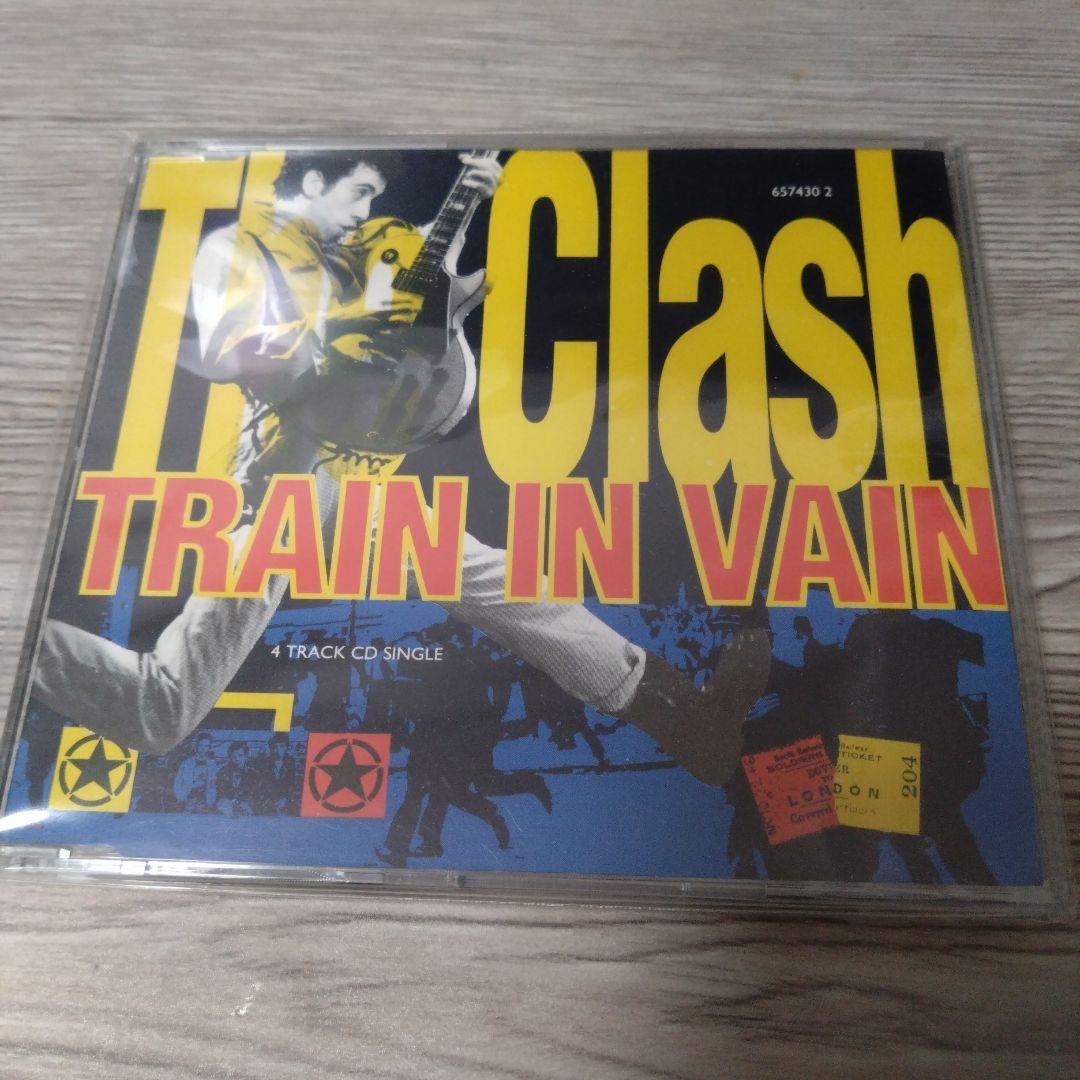 

[USED] the clash the clash train in vain single CD