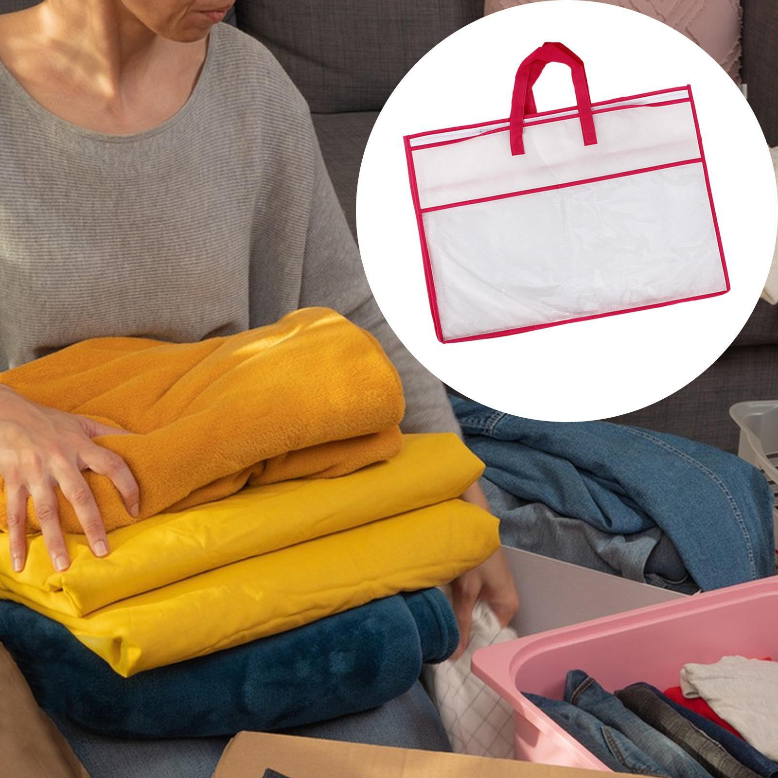 Сумка для хранения одеял органайзер для одежды контейнер с застежкой-молнией шкаф для одеял red edge 709₽