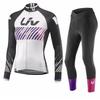Unisex Long Sleeve Fleece-Lined Cycling Jersey Set Mountain Road Bikes Riding