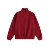 Unisex Oversized Knit Cardigan With Stand Collar Casual Loose Fit Pullover Fall Youth Fashion