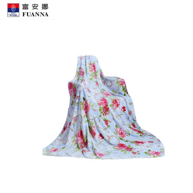 

FUANNA Flower Fairy Flannel Throw Blanket