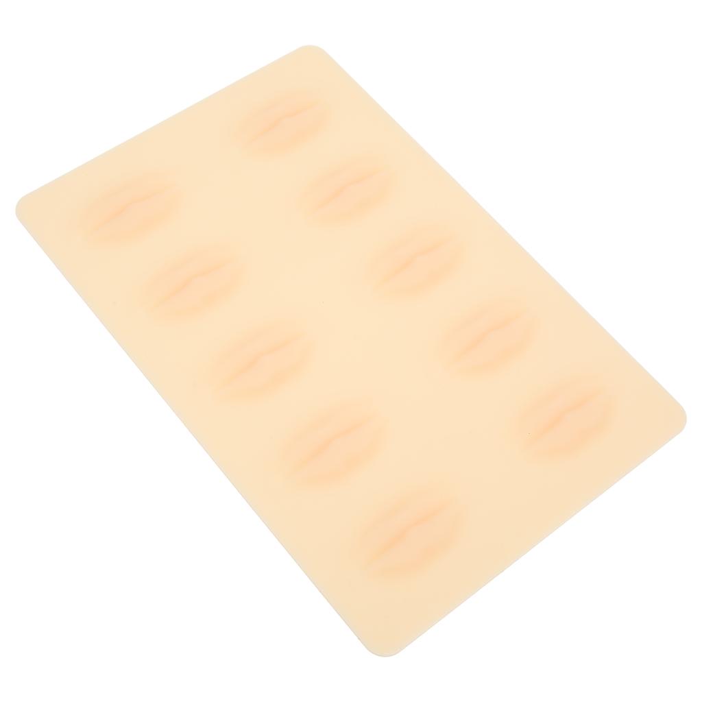 Silicone Makeup Lip Tattoo Practice Skin Microblading Practice Skin for Artists Beginners