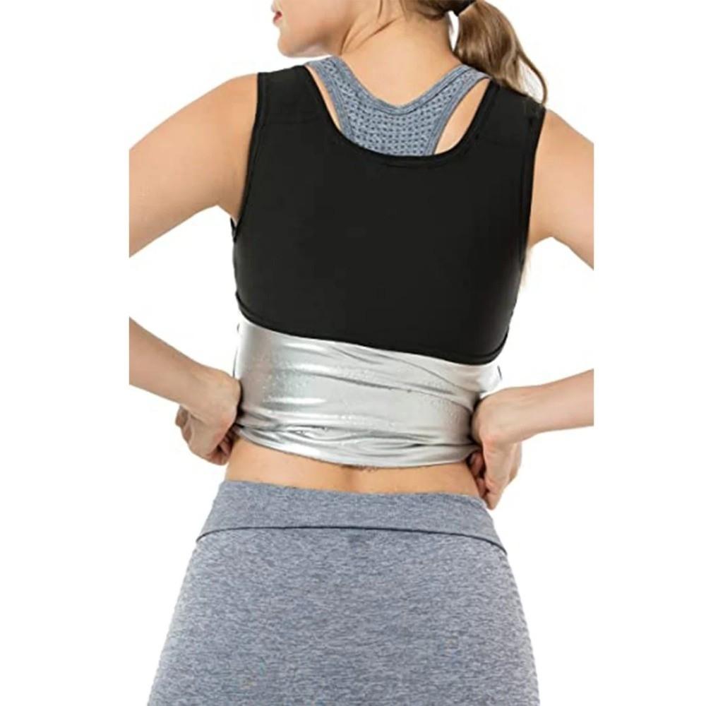Zipper Design Women  Shapewear Jumpsuit Cut Body Shaper Burner Fat Sauna Suit  Fitness Training