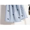 DIMANAF 2026 Spring Summer Plus Size Women Skirt Pants Elastic Waist Oversize Loose Casual Shorts Cotton Print Plaid