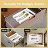 Cutlery Organizer Tray Kitchen Drawer Storage for Knives Forks Spoons with Compartment Divider Utensil Holder for Efficient