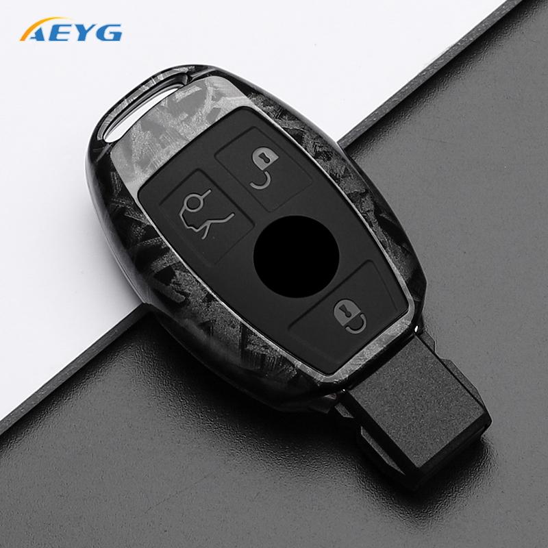 Abs Carbon Fiber Auto Schlüsselhülle Für Mercedes Benz A C E S G Klasse Gla Cla Glk Glc Cls W204 W463 W176 W251 W205 Amg