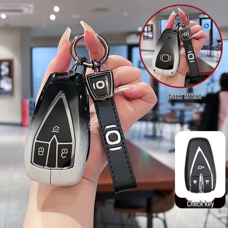 Changan Qiyuan A07 Schlüsseletui für Modelle 25/24: 515 Elite, Premium 710 Flaggschiff mit Metallgehäuse und High-End-Schnalle