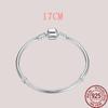 925 Sterling Silver Snake Chain Bracelets Charm Pendientes Mujer 925 Original Bracelet For Women Fine Jewelry Clasp Bangle Gift