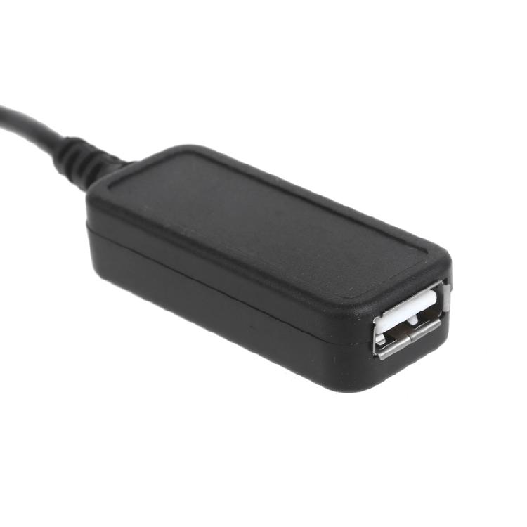 5.5x2.1mm Female to USB Type A 6V-30V to 5V Power Charging Cable for Speaker