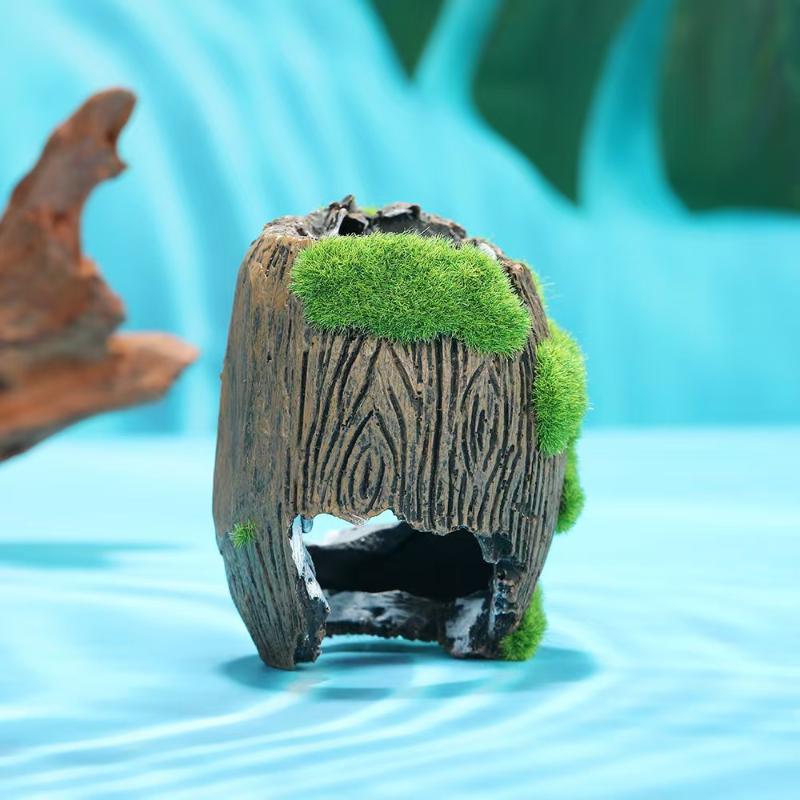 Aquarium  Decoration Fish  Shelter Fish Tank Resin  Ornaments Fish And  Hiding Cave Aquarium Landscaping