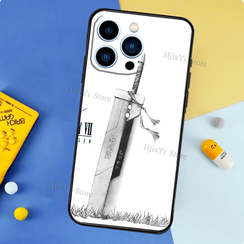 Final Fantasy VII Cases For iPhone 12 13 Pro X XS XR Plus 11 14 15 16 Pro Max Funda Coque Capa Full Cover