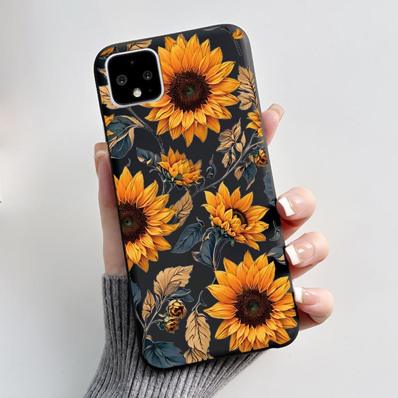 Casing For Google Pixel 4 / 4XL /4 XL Super-Thin Slim Case Aesthetic Luxury Cute Cool Boys Girls Black Matte Soft Silicone Cover